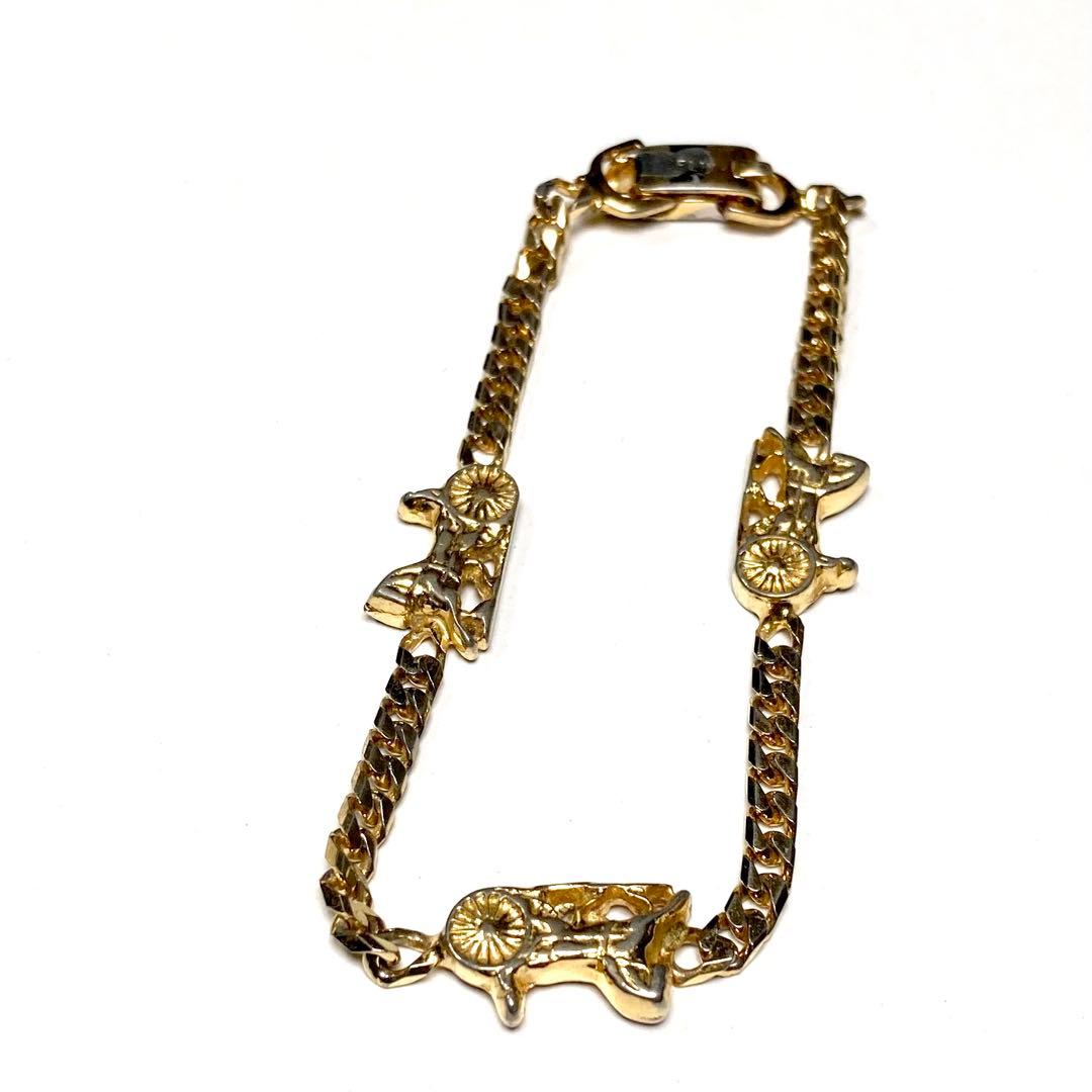 ma♡様　CELINEセリーヌ　サルキー 喜平　ブレスレット　馬車 ヴィンテージ