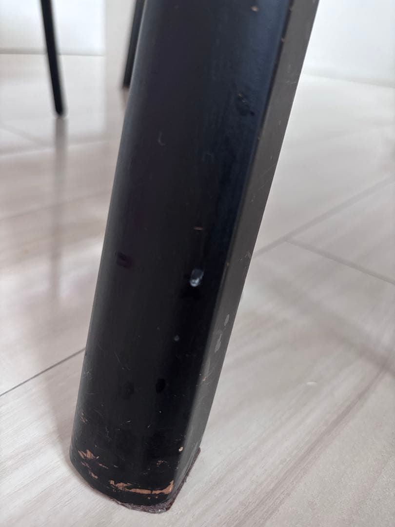 セメント調 円形ダイニングテーブル 120cm モールテックス風