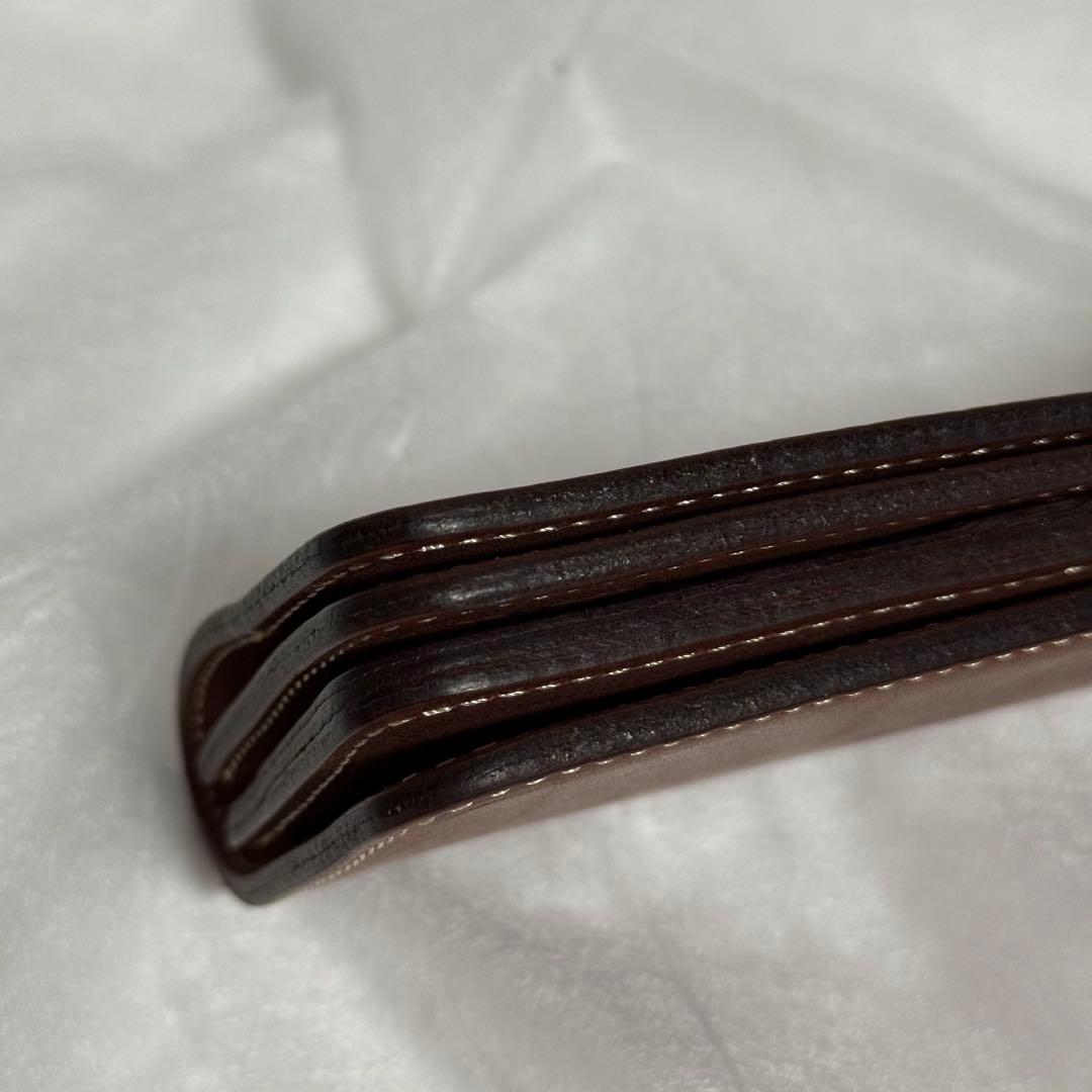 ⭐️未使用⭐️レッドムーン　二つ折り財布　ブラウン　レザー　長財布