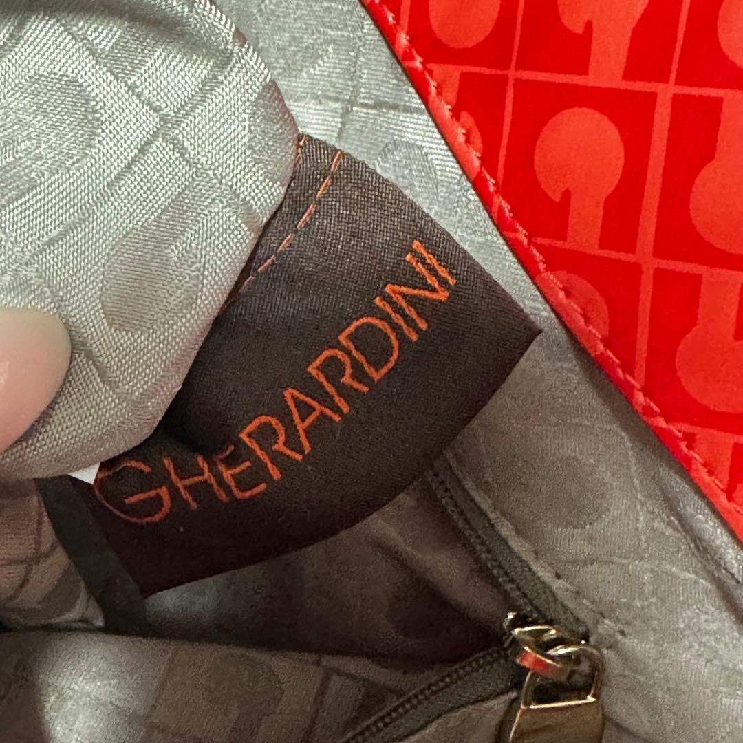 美品 GHERARDINI ソフティ　トートバッグ　総柄　大容量　A4可