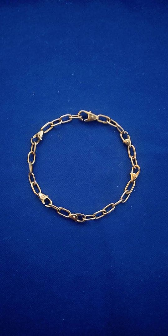 ポメラート Dodo ドド ゴールドチェーンブレスレット サントス