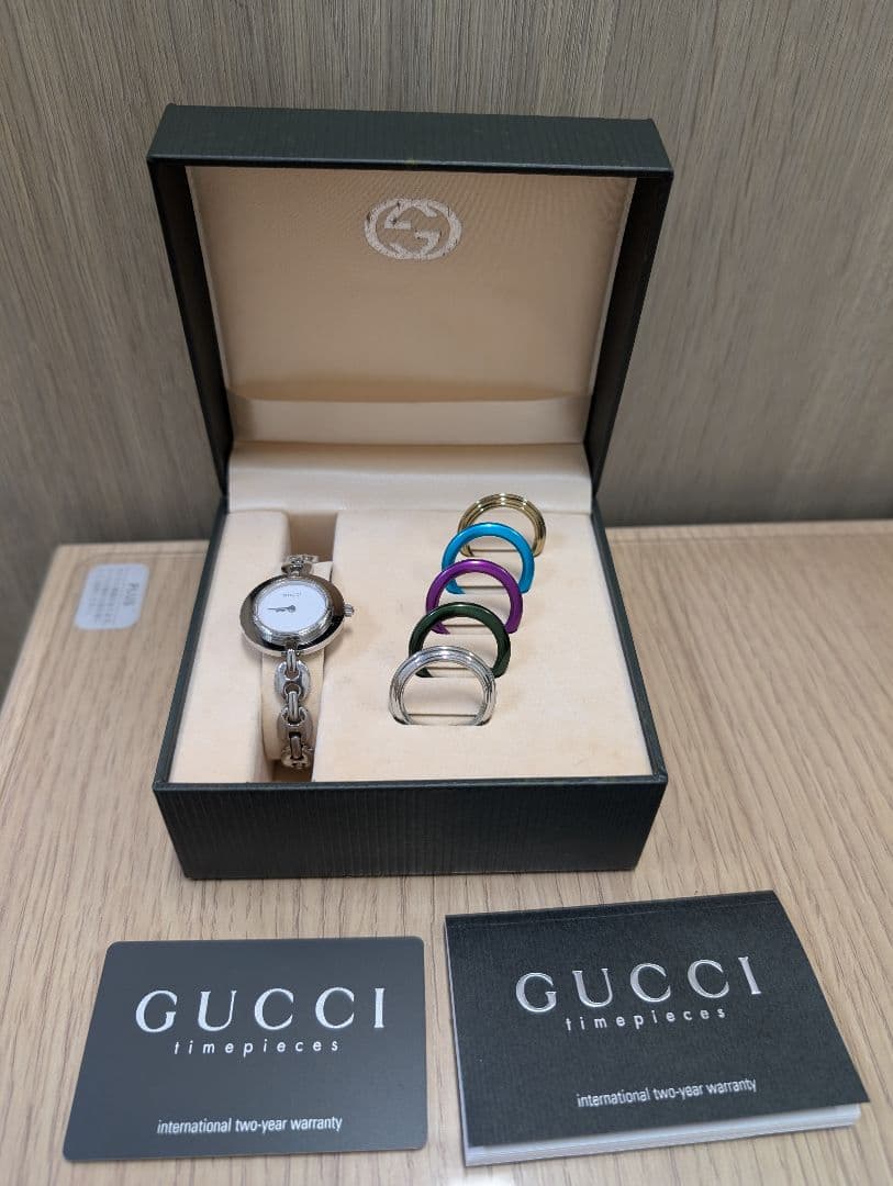 GUCCI グッチ チェンジベゼル 腕時計 11/12.L 完美品 不動