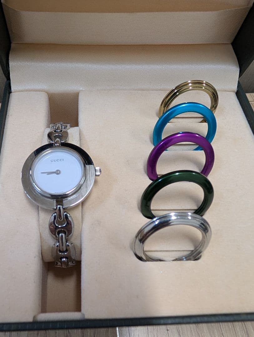 GUCCI グッチ チェンジベゼル 腕時計 11/12.L 完美品 不動