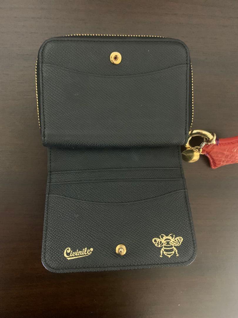 お*︎様 チビナイル　マットクロコダイル ウォレット