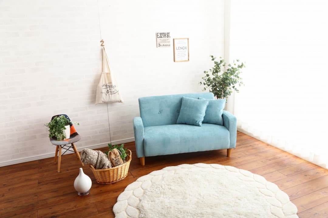 【送料無料】Prima 2人掛けソファ 天然木 椅子 ウレタン クッション付き