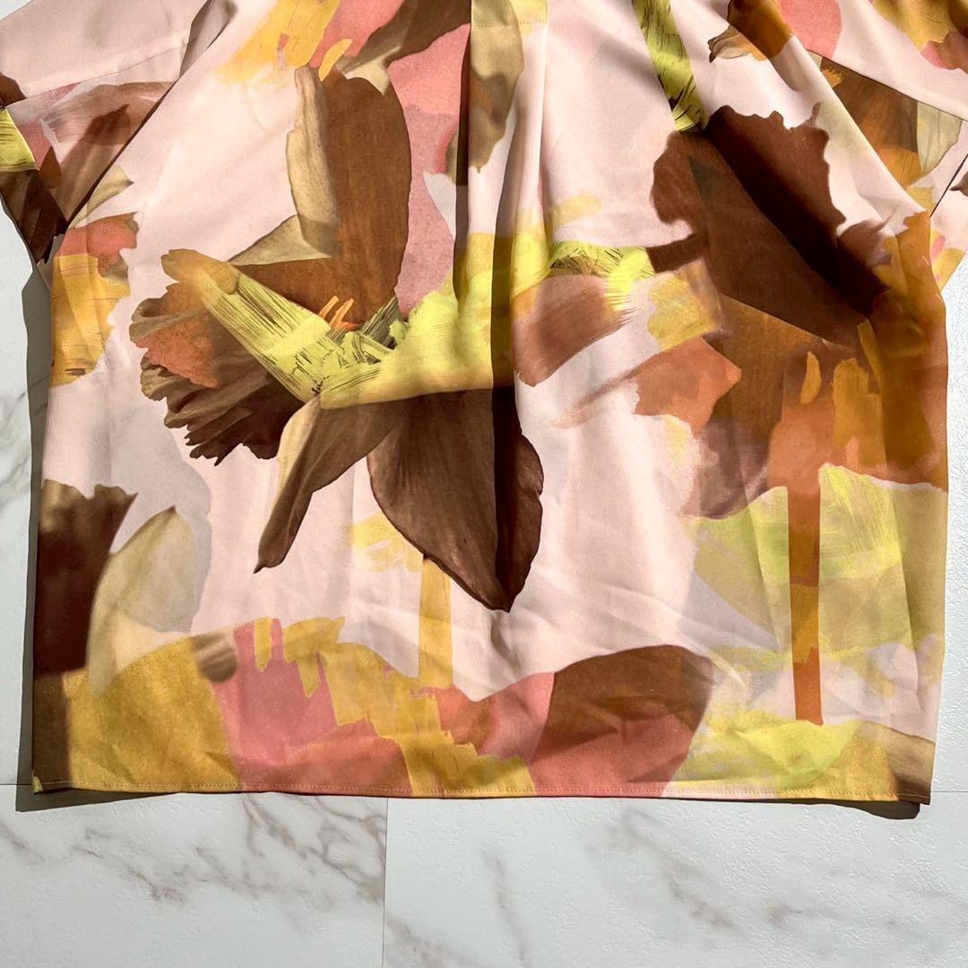 【極美品✨25ss】ポールスミス フローラルペイント 半袖シャツ 完売品 40