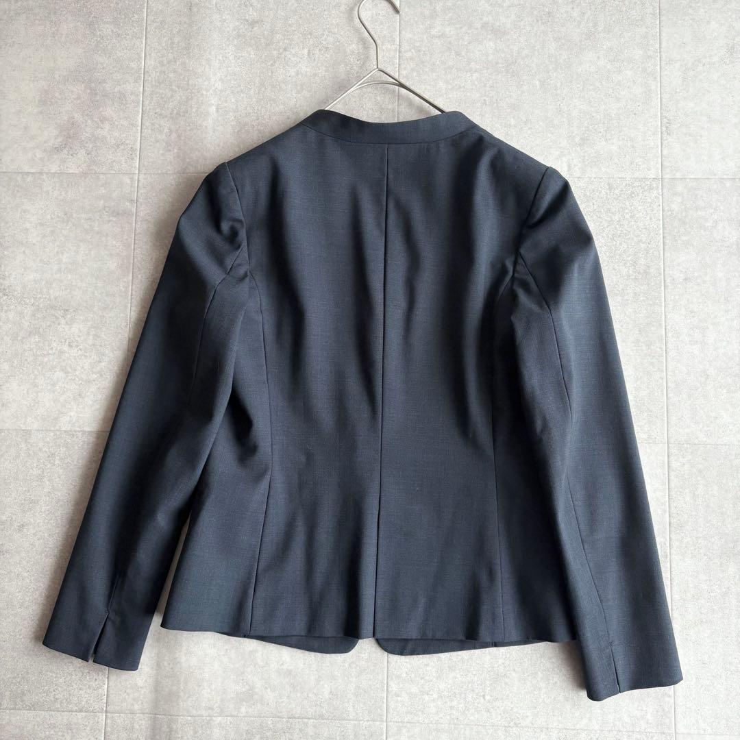 美品✨グリーンレーベルリラクシング カチリラ パンツスーツ 紺 38