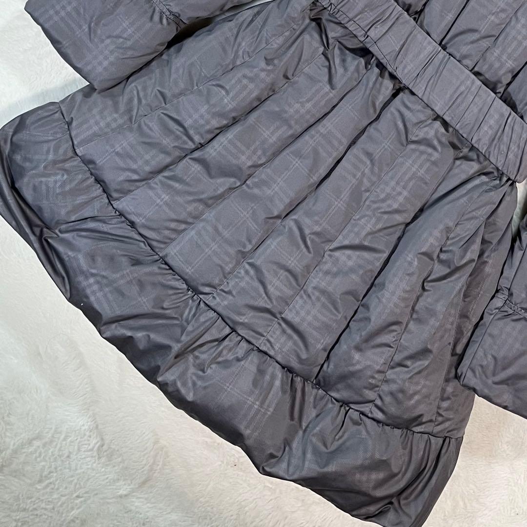 【極美品】BALMAIN PARIS ロングダウンコート L フォックスファー