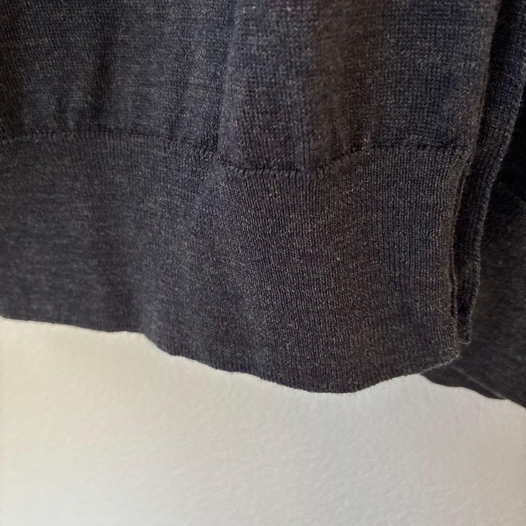 JOHN SMEDLEY ジョンスメドレー メリノウールカーディガン チャコール