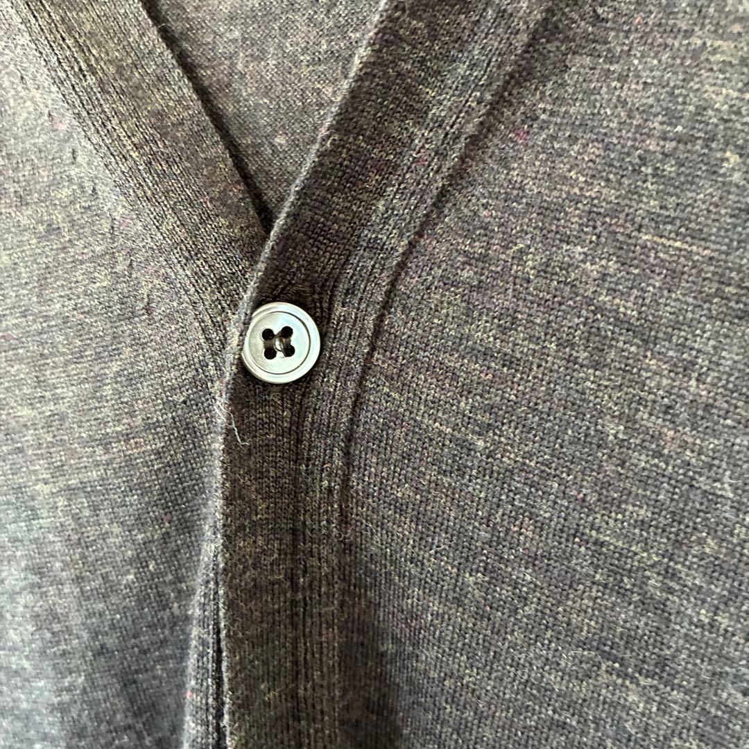 JOHN SMEDLEY ジョンスメドレー メリノウールカーディガン チャコール