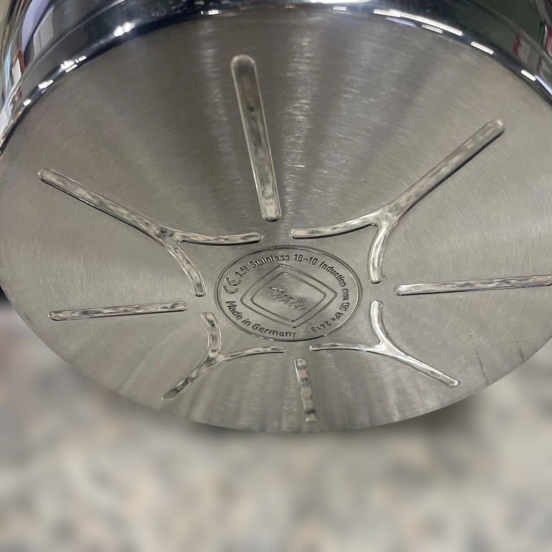 A*e様 ★Fissler フィスラー 圧力鍋セット ガラス蓋 調理器具 蒸し器