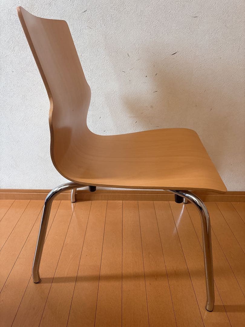 椅子 IKEA contract stackingchairplywoodchrome