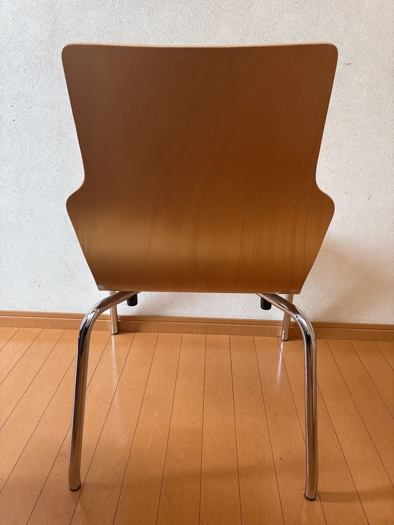 椅子 IKEA contract stackingchairplywoodchrome
