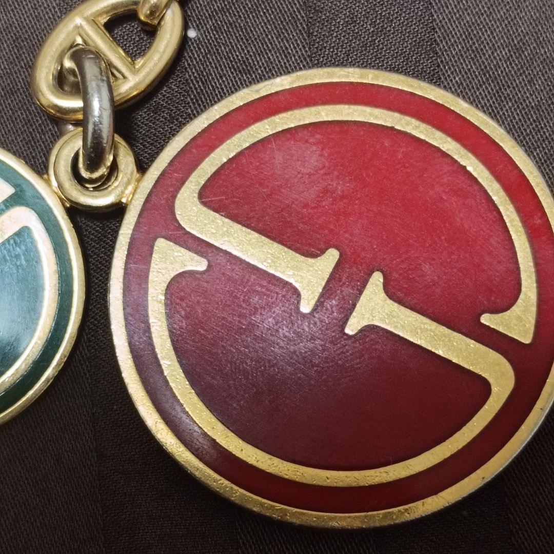 超希少 オールドグッチ キーリング インターロッキング シェーヌダンクル