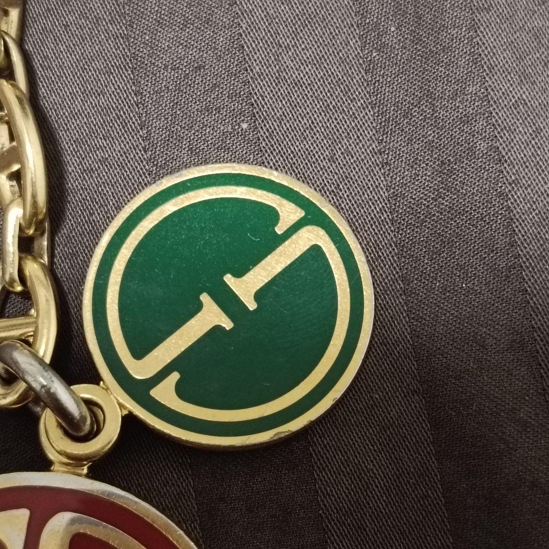 超希少 オールドグッチ キーリング インターロッキング シェーヌダンクル