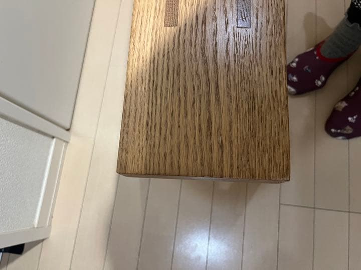 無印良品オーク材ベンチ