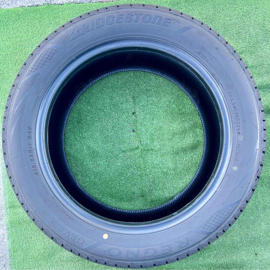 215/55 R17 BRIDGESTONE REGNOラジアルタイヤ2024年