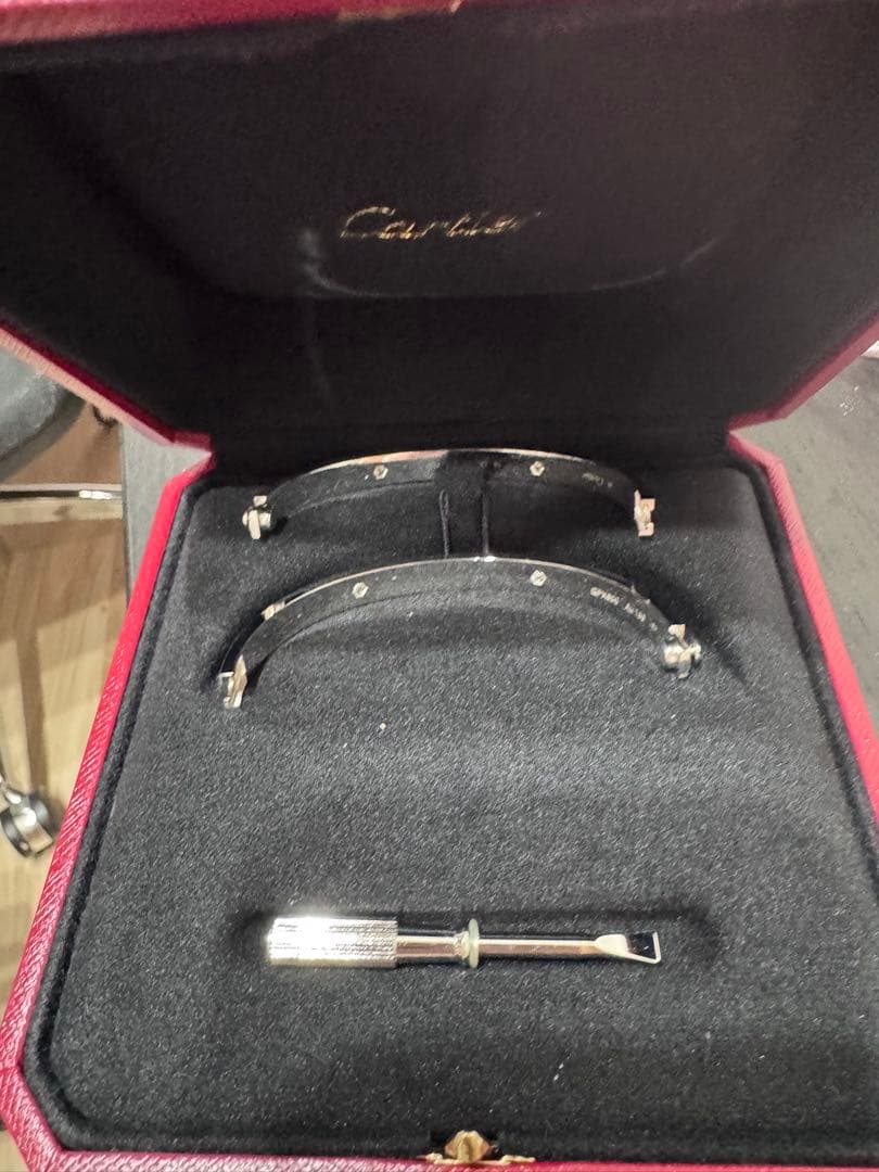 Cartier LOVE ブレスレット クラシックモデル ダイヤモンド4石#19