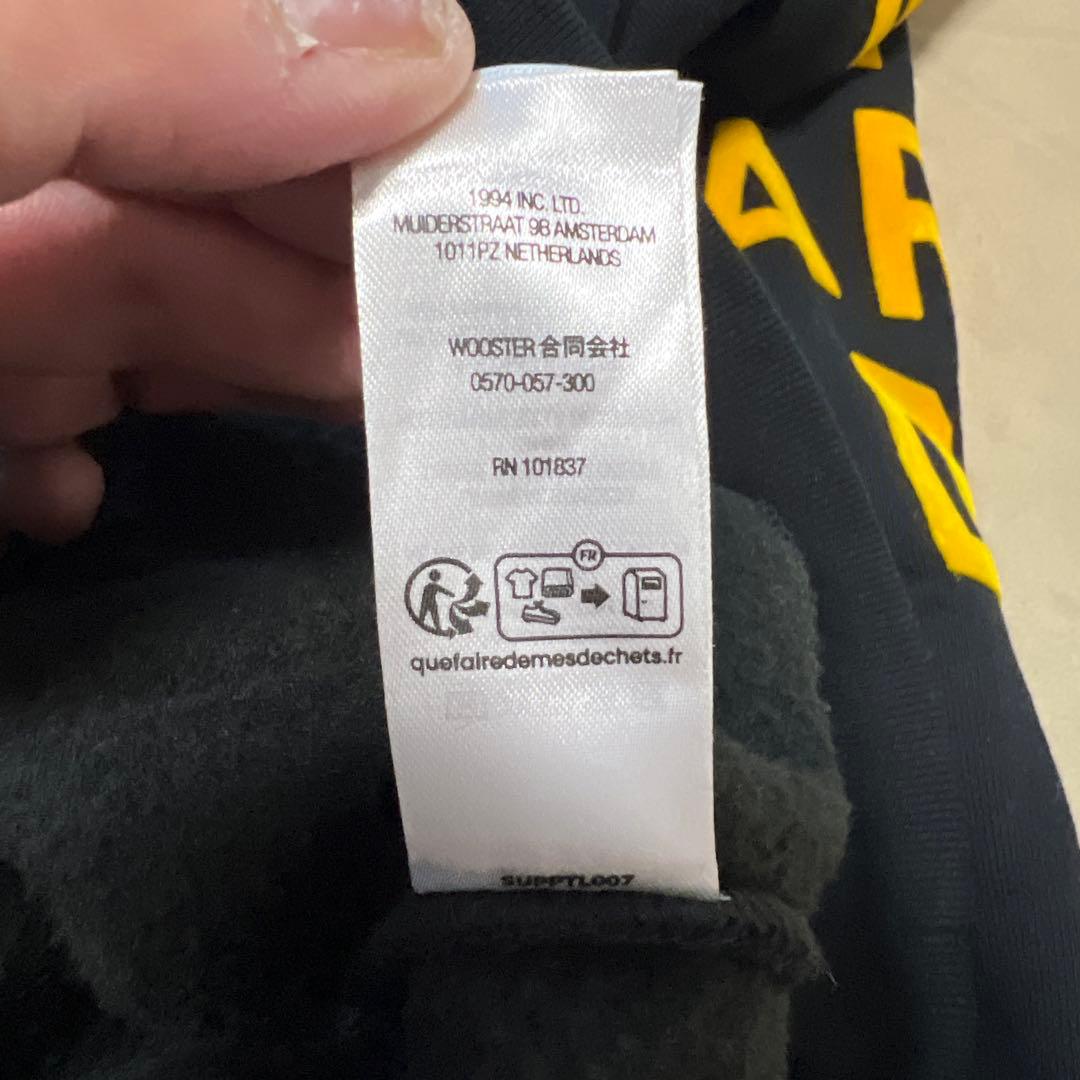 トップス Supreme Team Flocked Hooded Sweatshirt