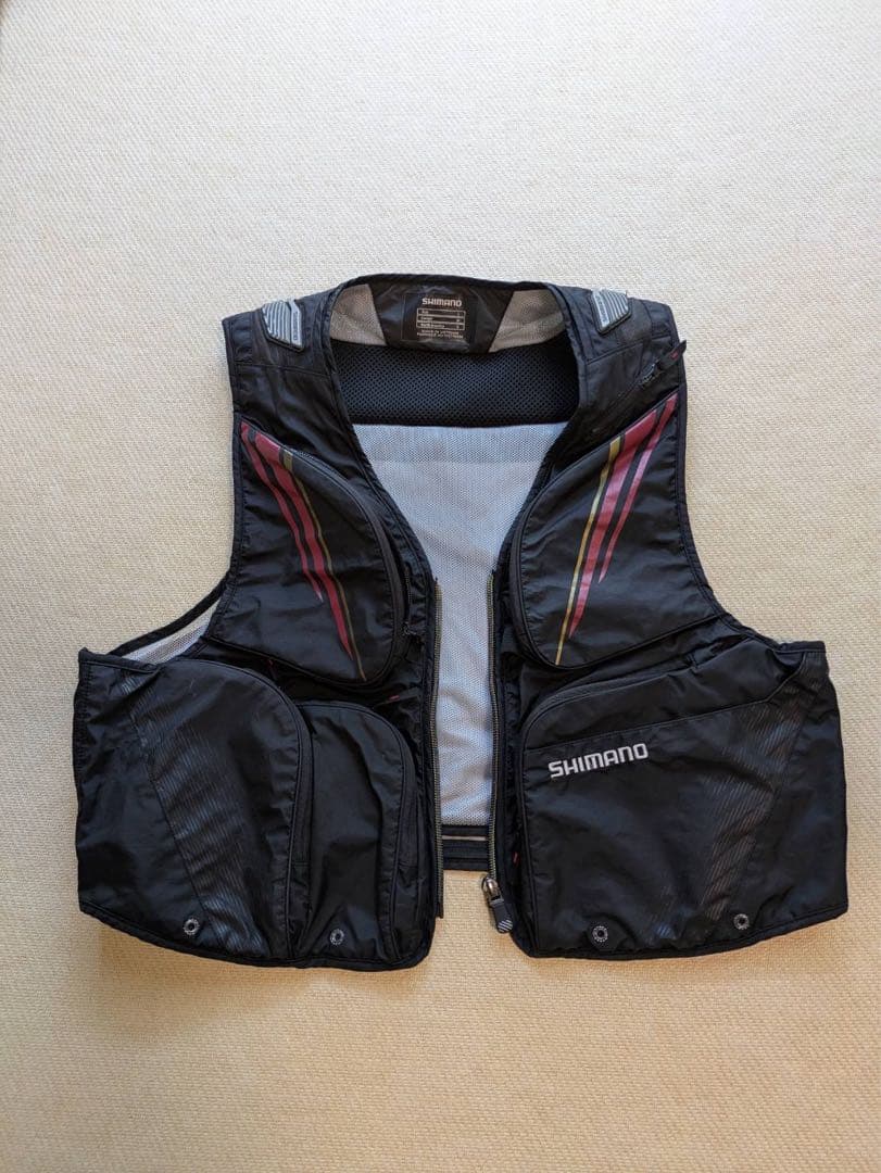 鮎ベスト　SHIMANO 2way ショートベスト　VE-022T