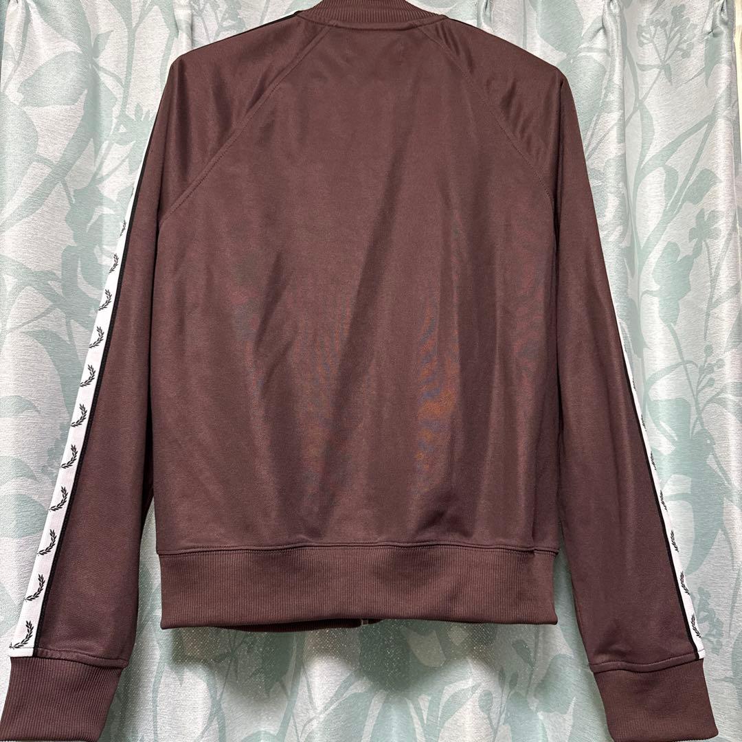 FRED PERRY ブラウン ジップアップジャケット UK 10