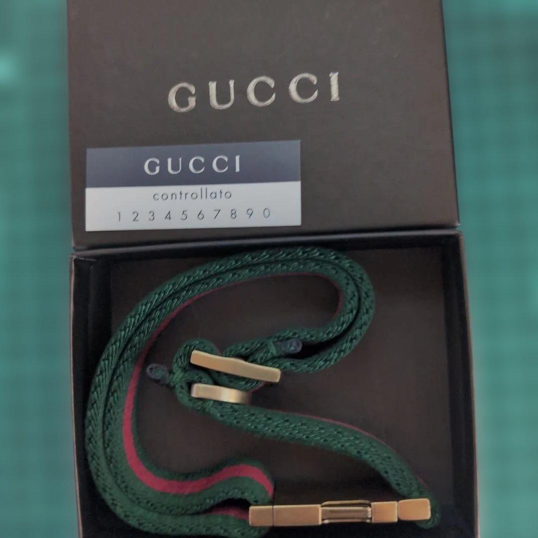 希少GUCCIドッグ 首輪、リード、スタッズシェリーライン