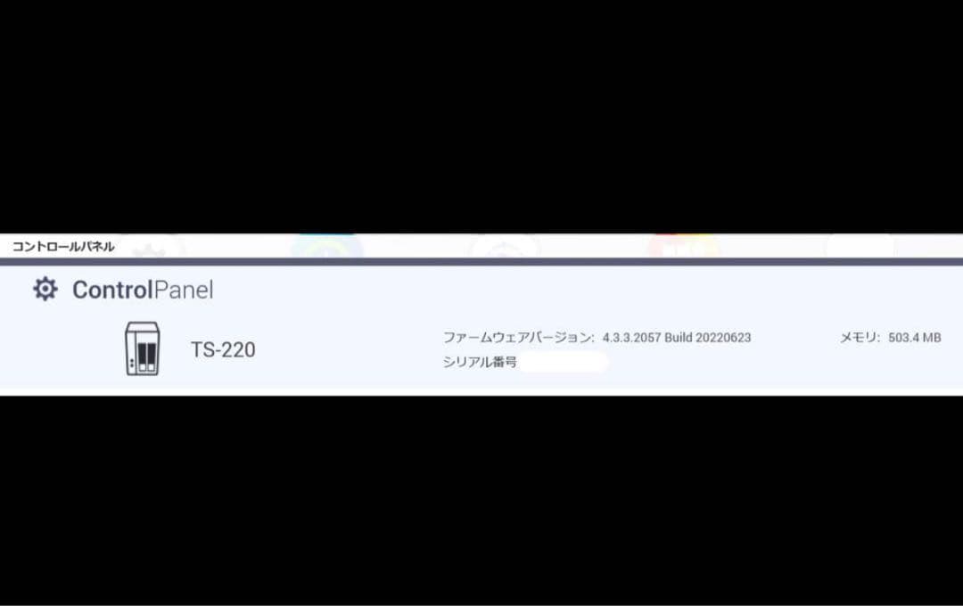 QNAP TS-220 NAS 2TB×2 ディスク付き