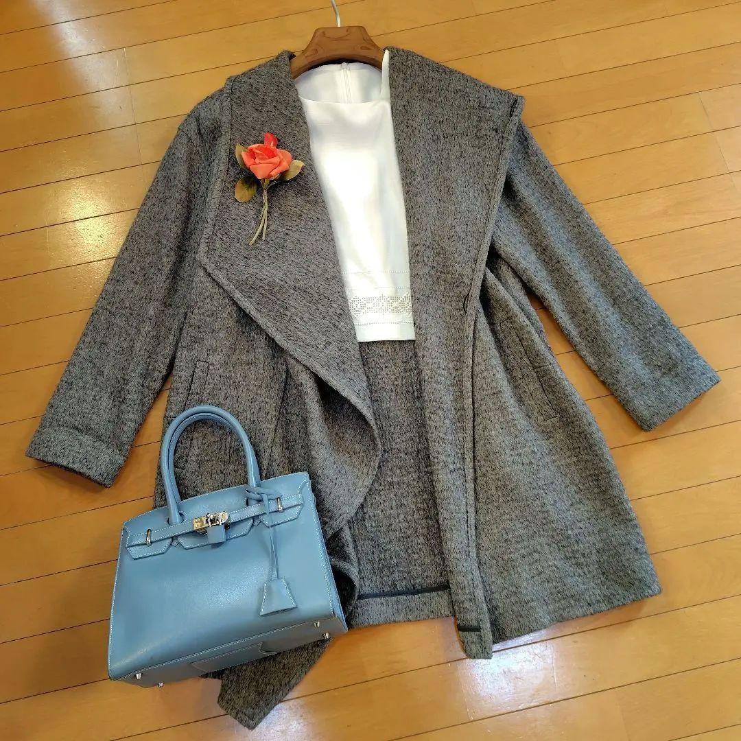 レリアン グレー 羽織り コーディガン コート11L