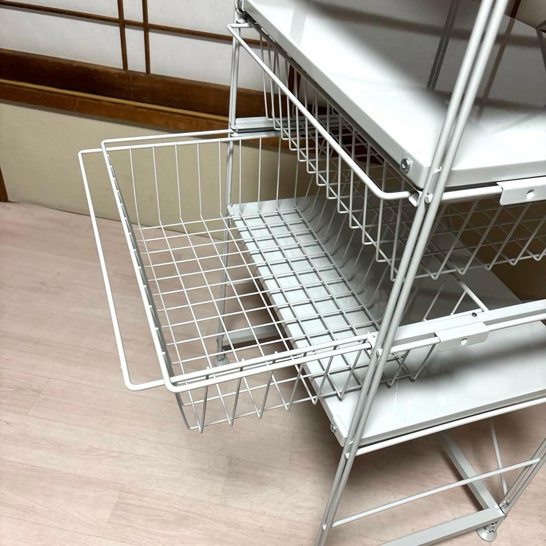 【美品】無印良品 スチールユニットシェルフ セット