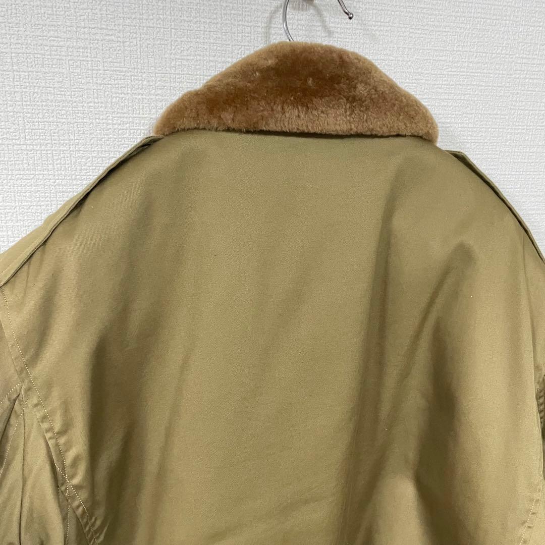 バズリクソンズ　USAF フライトジャケット　B-10 赤リブ　襟ボア　40