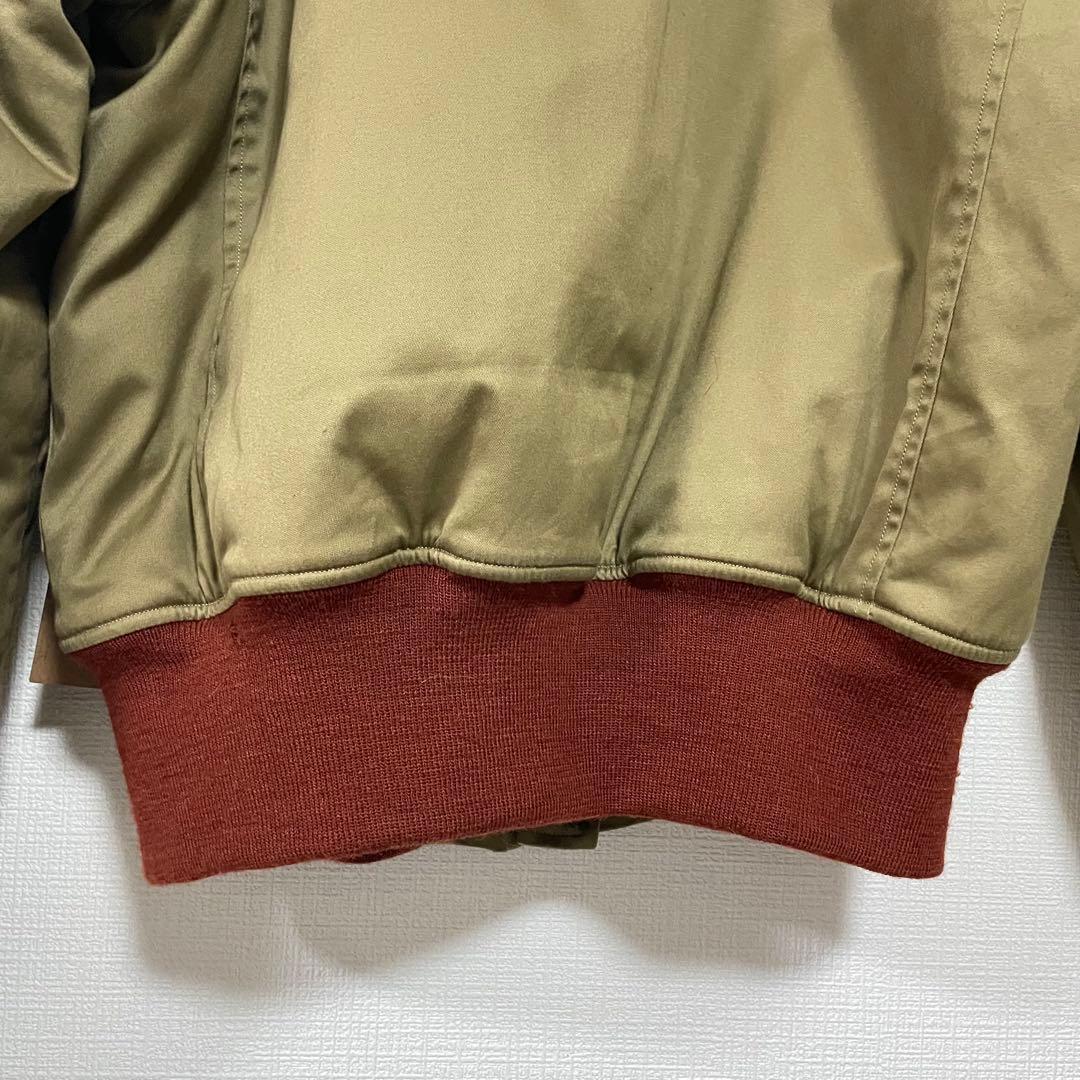 バズリクソンズ　USAF フライトジャケット　B-10 赤リブ　襟ボア　40