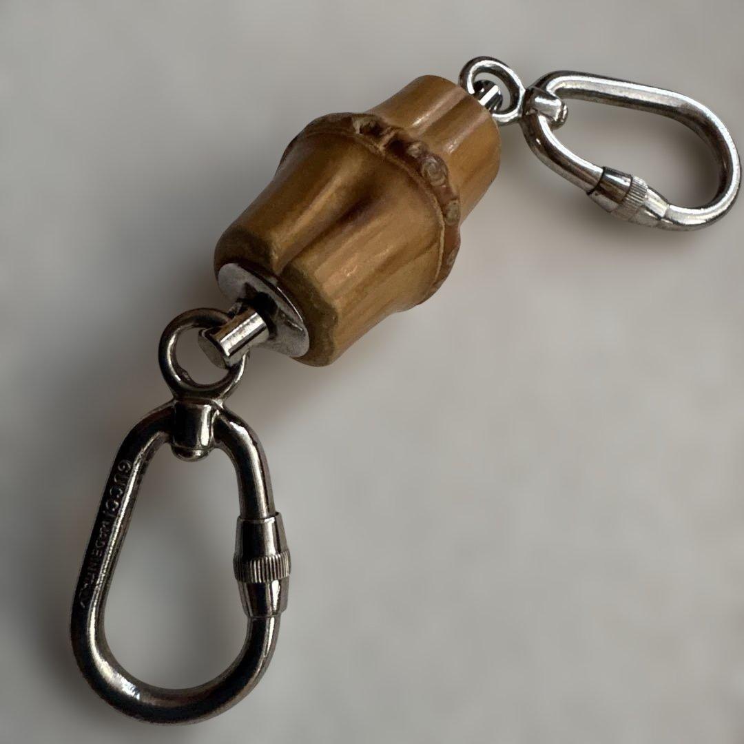 GUCCI KEYRING　グッチキーホルダー バンブー バッグチャーム
