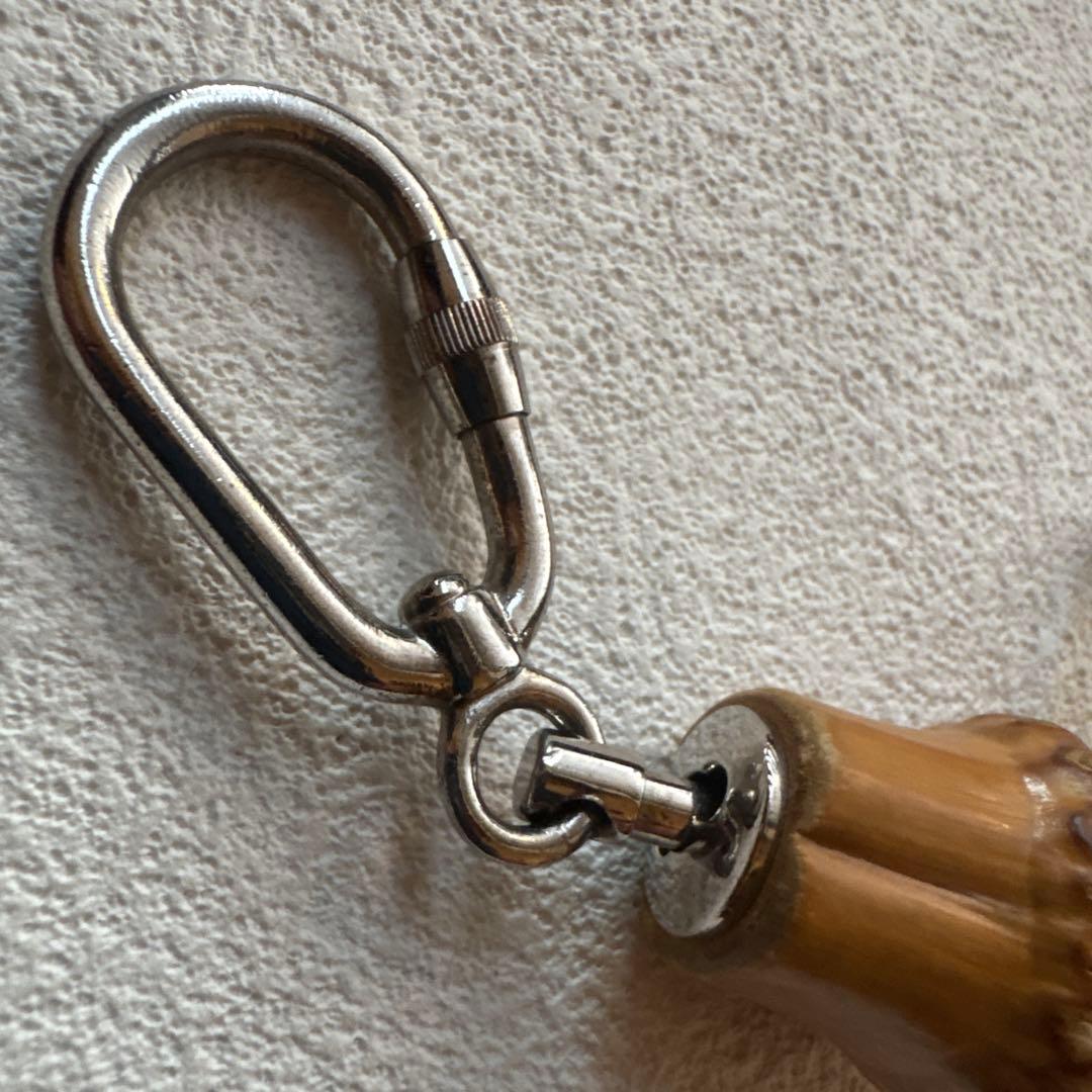 GUCCI KEYRING　グッチキーホルダー バンブー バッグチャーム