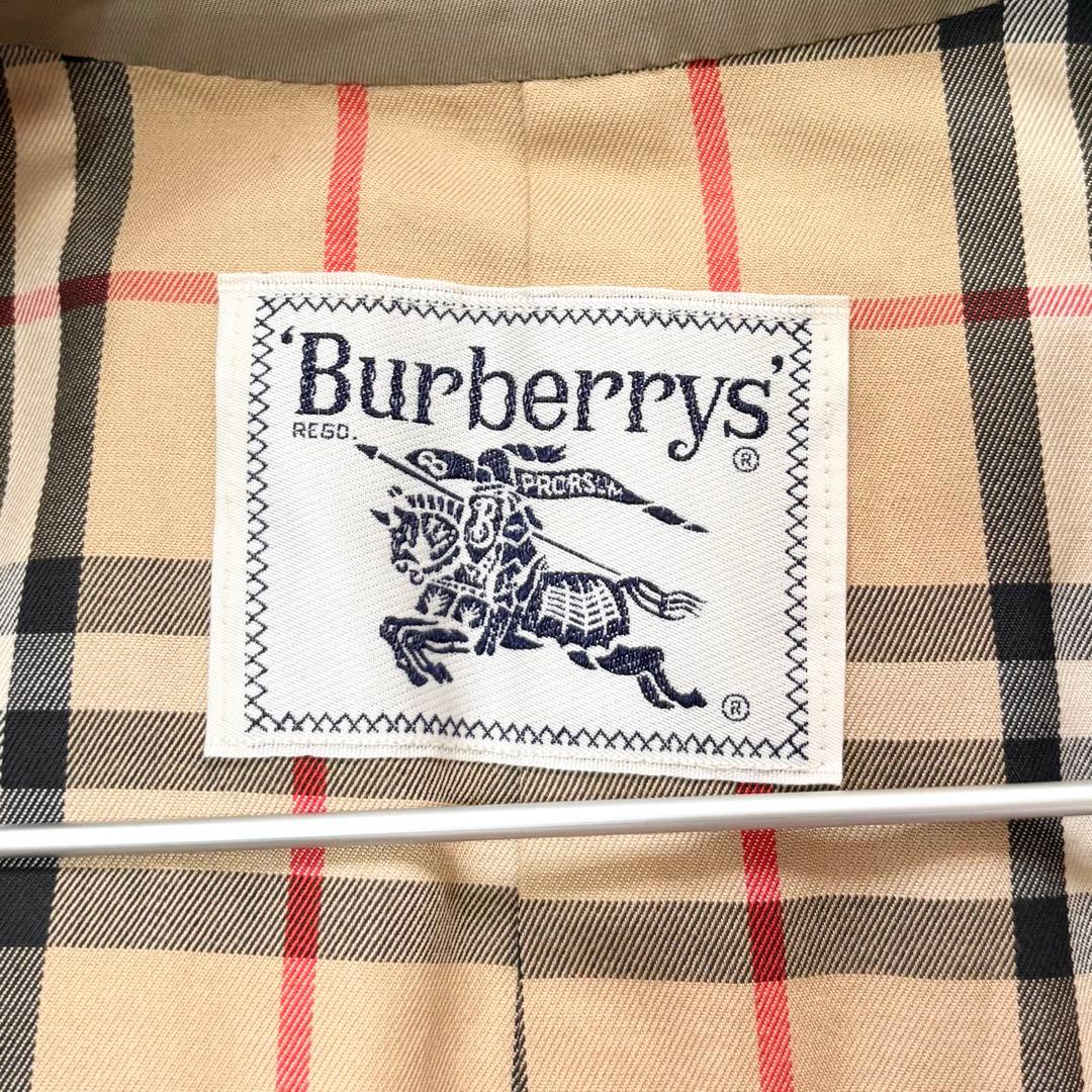 バーバリー トレンチコート ロング丈 ノバチェック ベルト ベージュ M