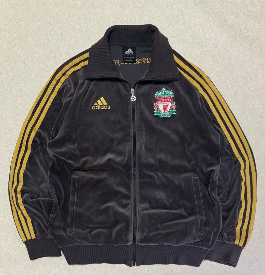 ウェア adidas Liverpool velor track jacket
