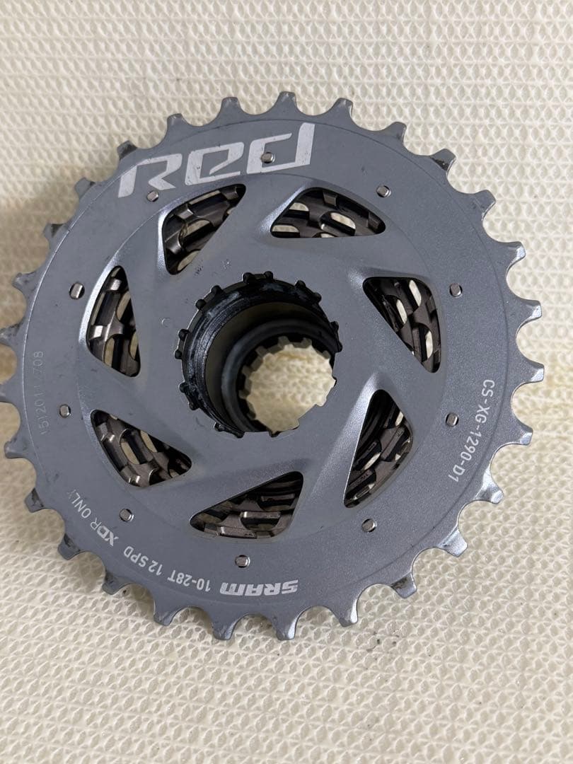 パーツ SRAM RED 12s XDR 10-28t cs-xg-1290-d1