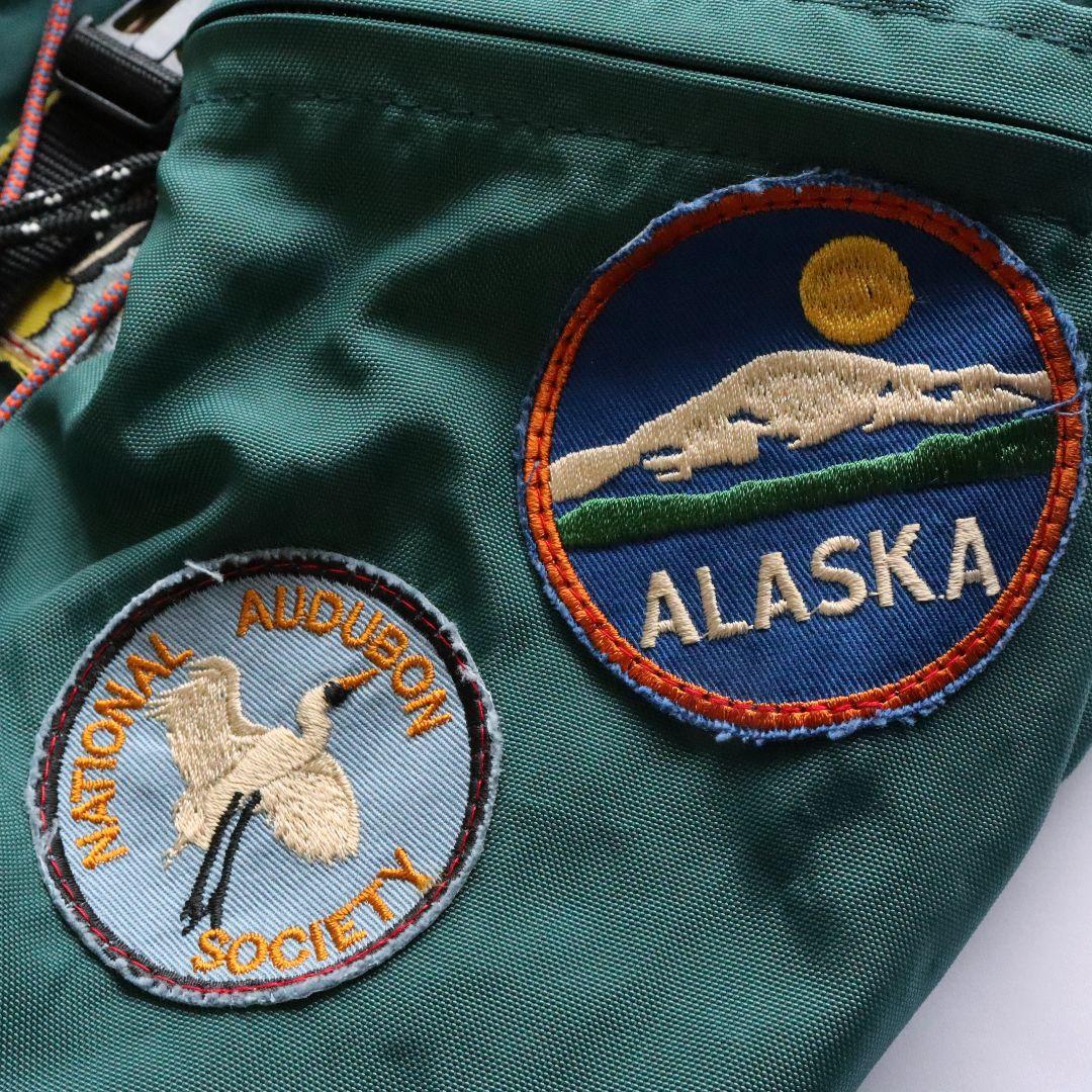 未使用 GO TO HOLLYWOOD ナイロンワッペンディパック【グリーン】