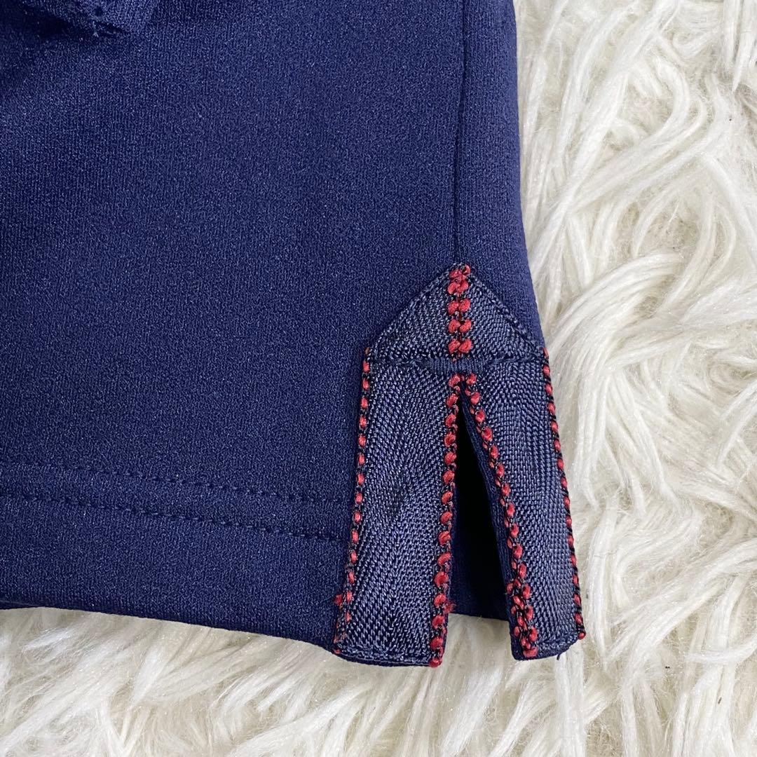 美品　BRIEFING ブリーフィング モックネック ハイネック 長袖　ネイビー