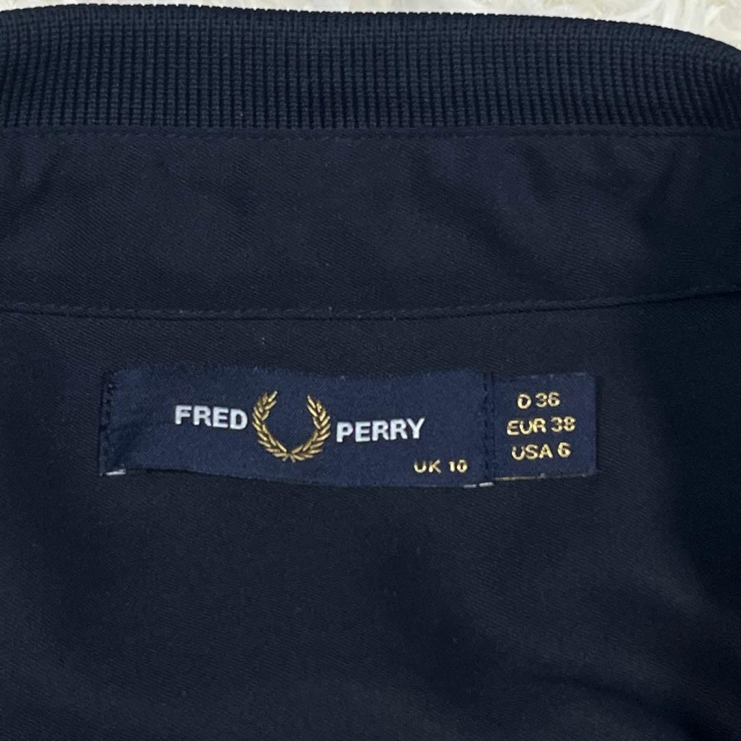 『極美品』FRED PERRY別注Ray BEAMS リブカラーシャツ ネイビー