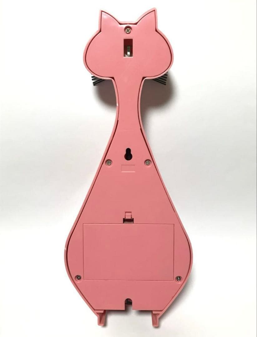 【動作品】 SIMONE ANIMATED WALL CAT CLOCK