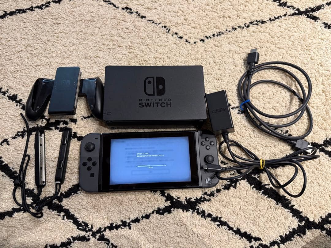 Nintendo Switch 本体　グレー　箱なし　おまけ付き