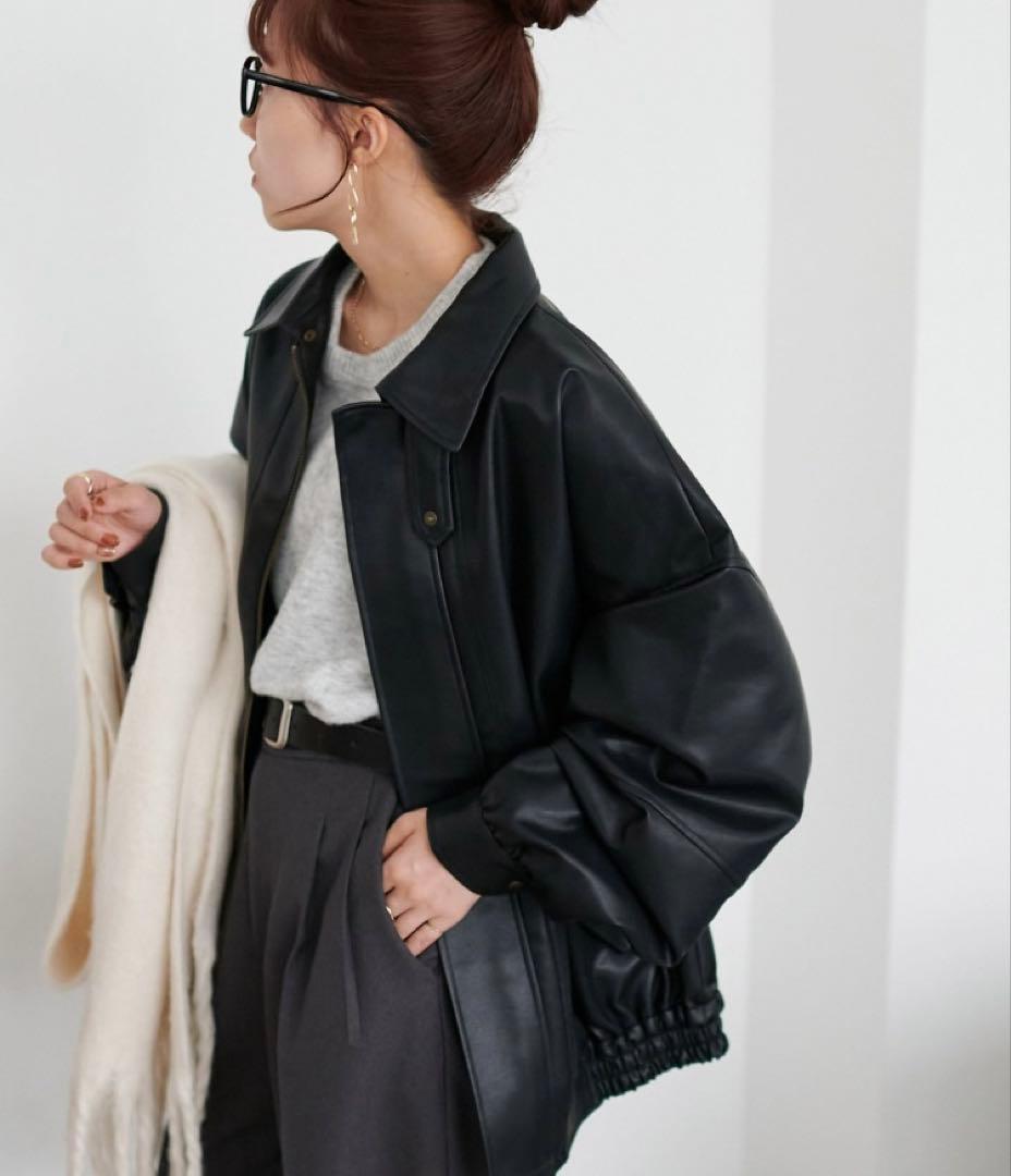 ねこすきディスコート DISCOAT ユニセックスレザージャケット