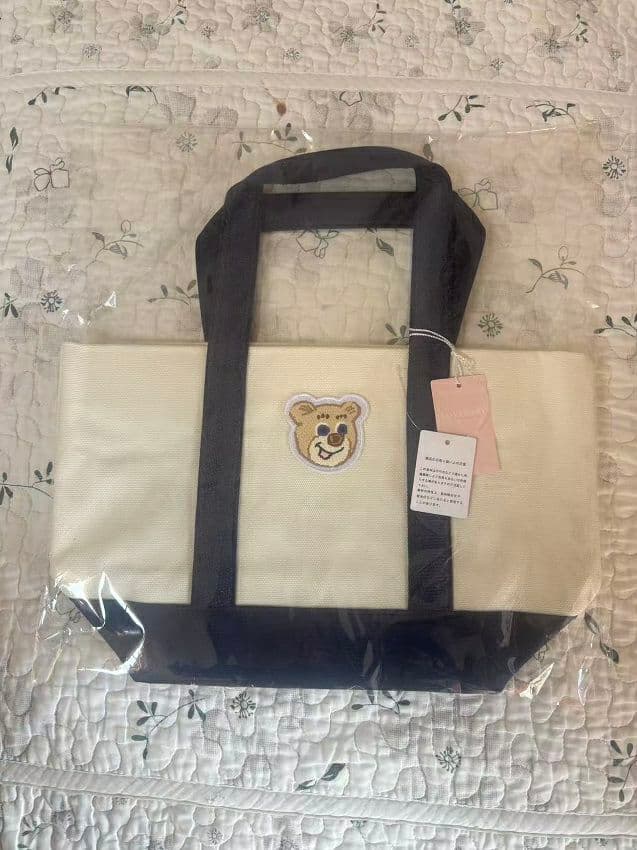 ラブラリーバイフェイラー オールドテディ ワッペントートバッグ(小)