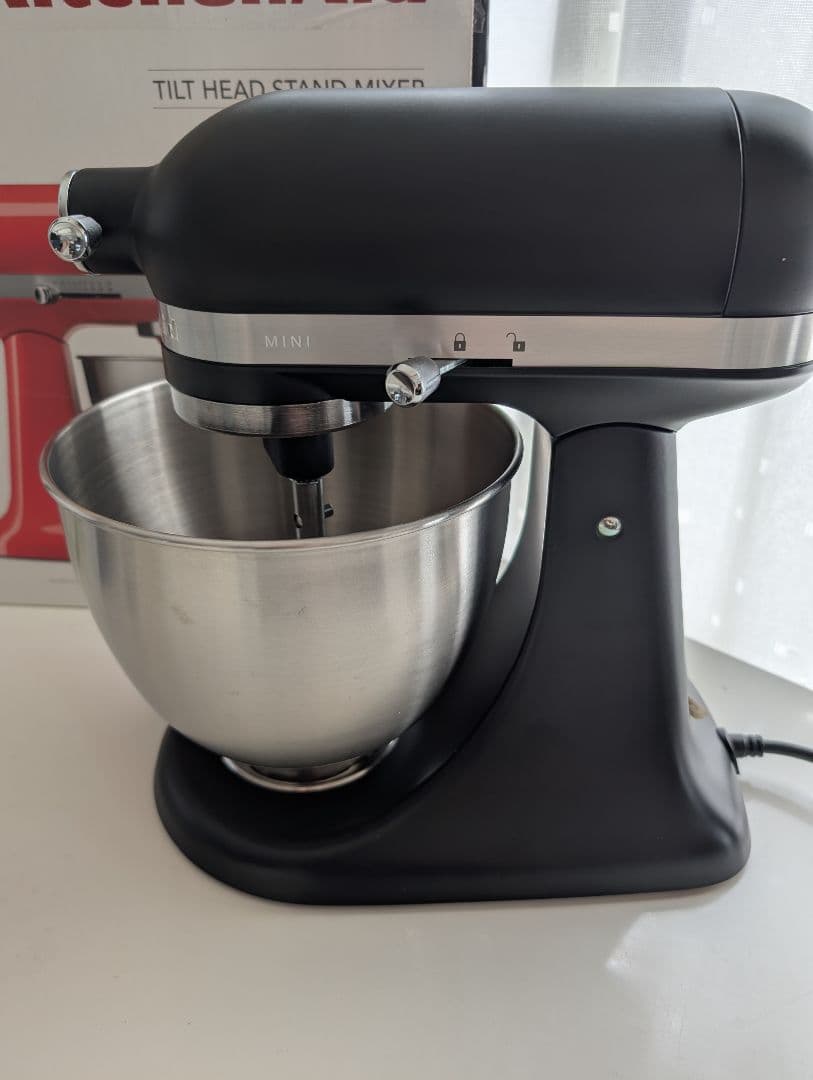 【美品キッチンエイドミニKichenAid 9KSM3311BM マットブラック
