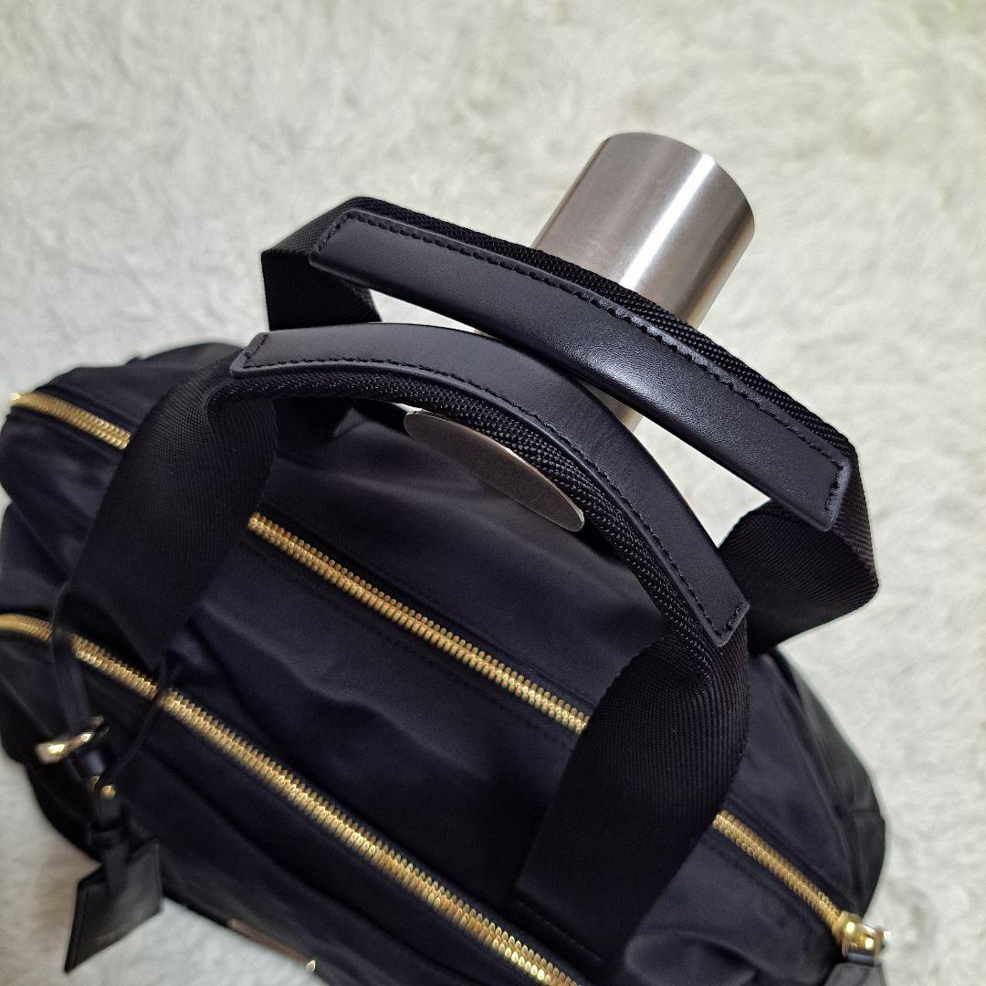 【極美品】【agnes b.】FT03‐02 2Wayボストンバッグ　チャーム付