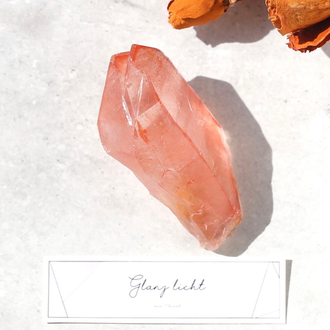 ソウルメイトツイン ディープピンクレムリアンシード 天然石 クォーツ ツインレイ