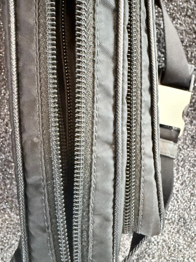 S*様 PRADA プラダ ボディバッグ ウエストポーチ 黒1BL010 値下げ