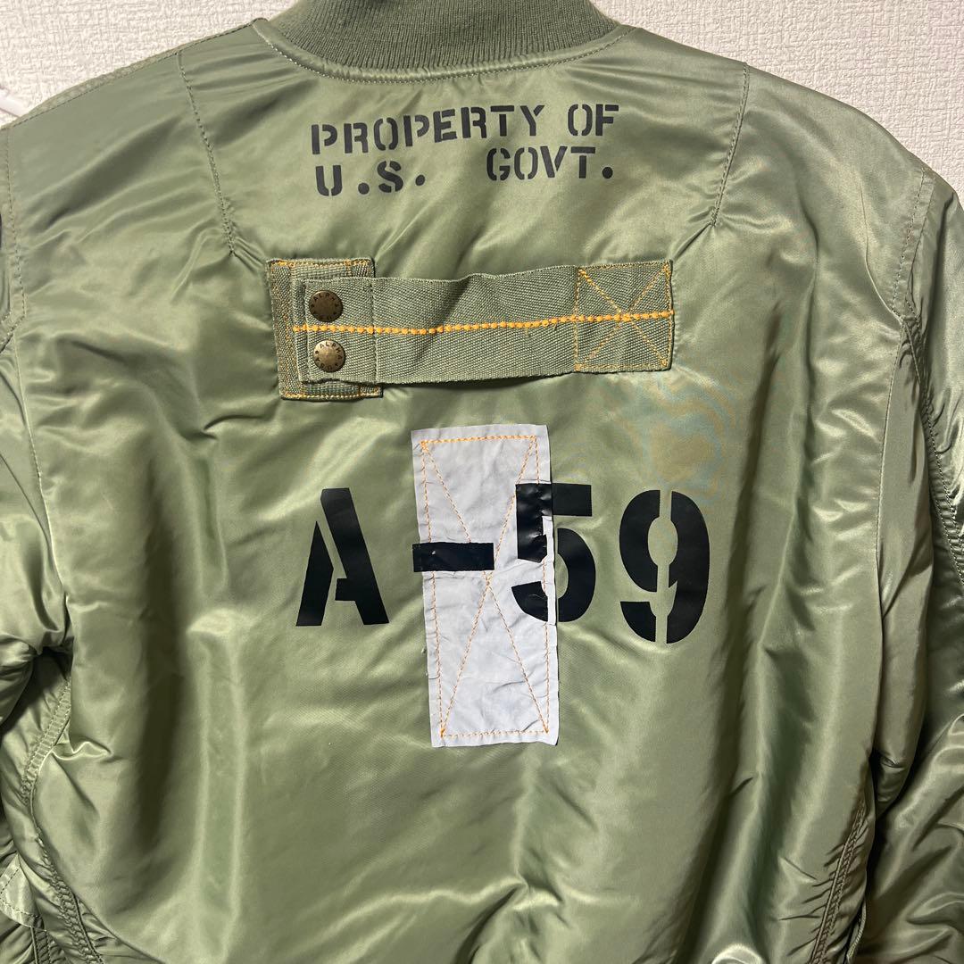 ALPHA INDUSTRIES MA-1 フライトジャケット 55周年記念