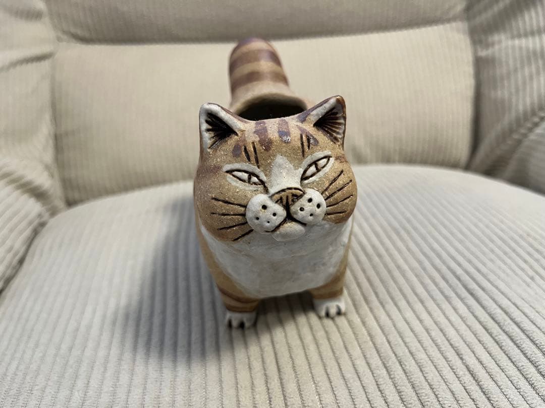 レア　かとうゆみ　ねこの置物