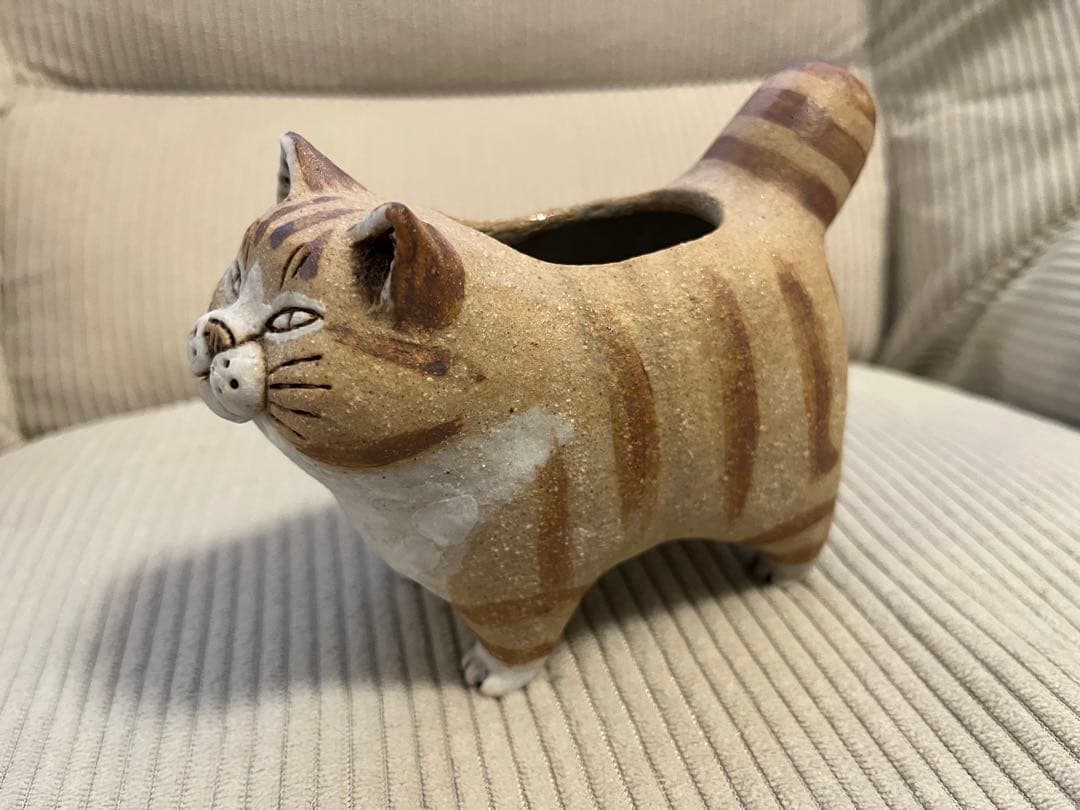 レア　かとうゆみ　ねこの置物